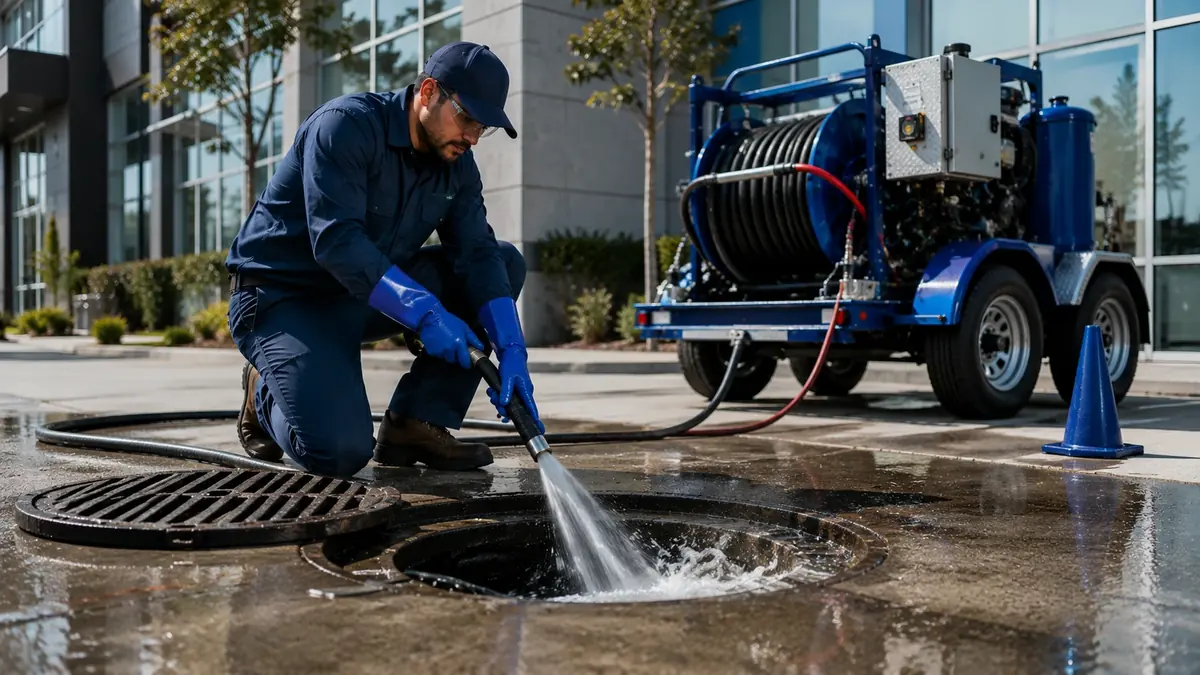 Commercial Hydro Jet Drain Cleaning in Tustin