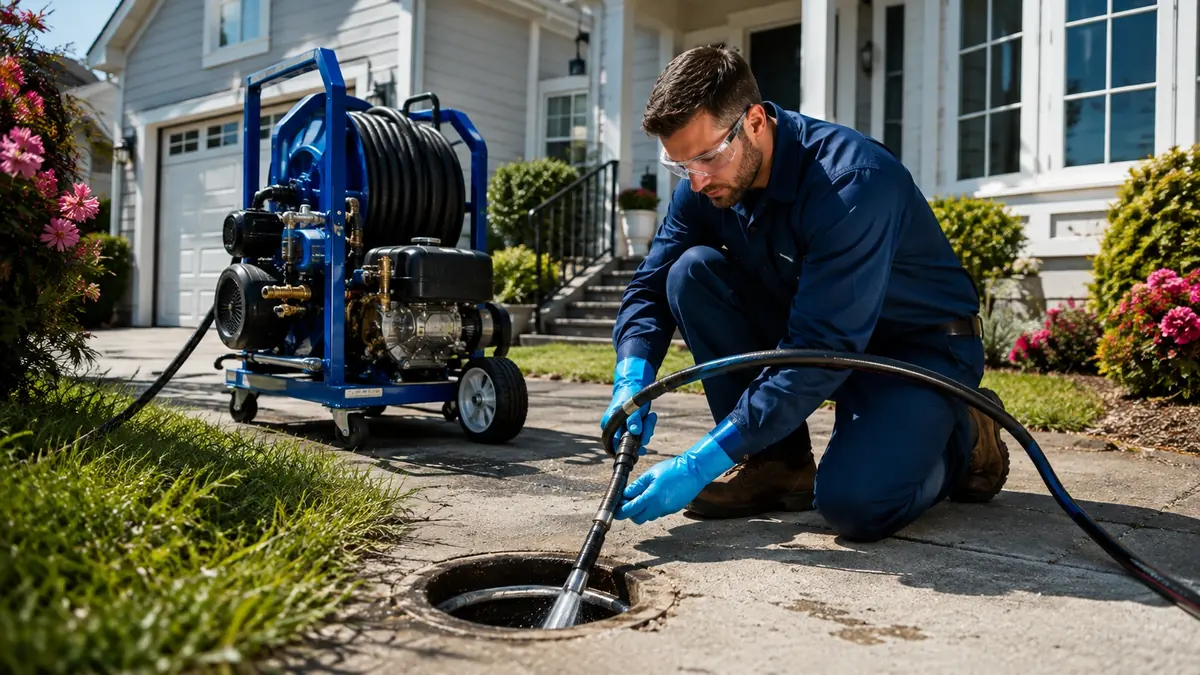Residential Hydro Jet Drain Cleaning in Tustin